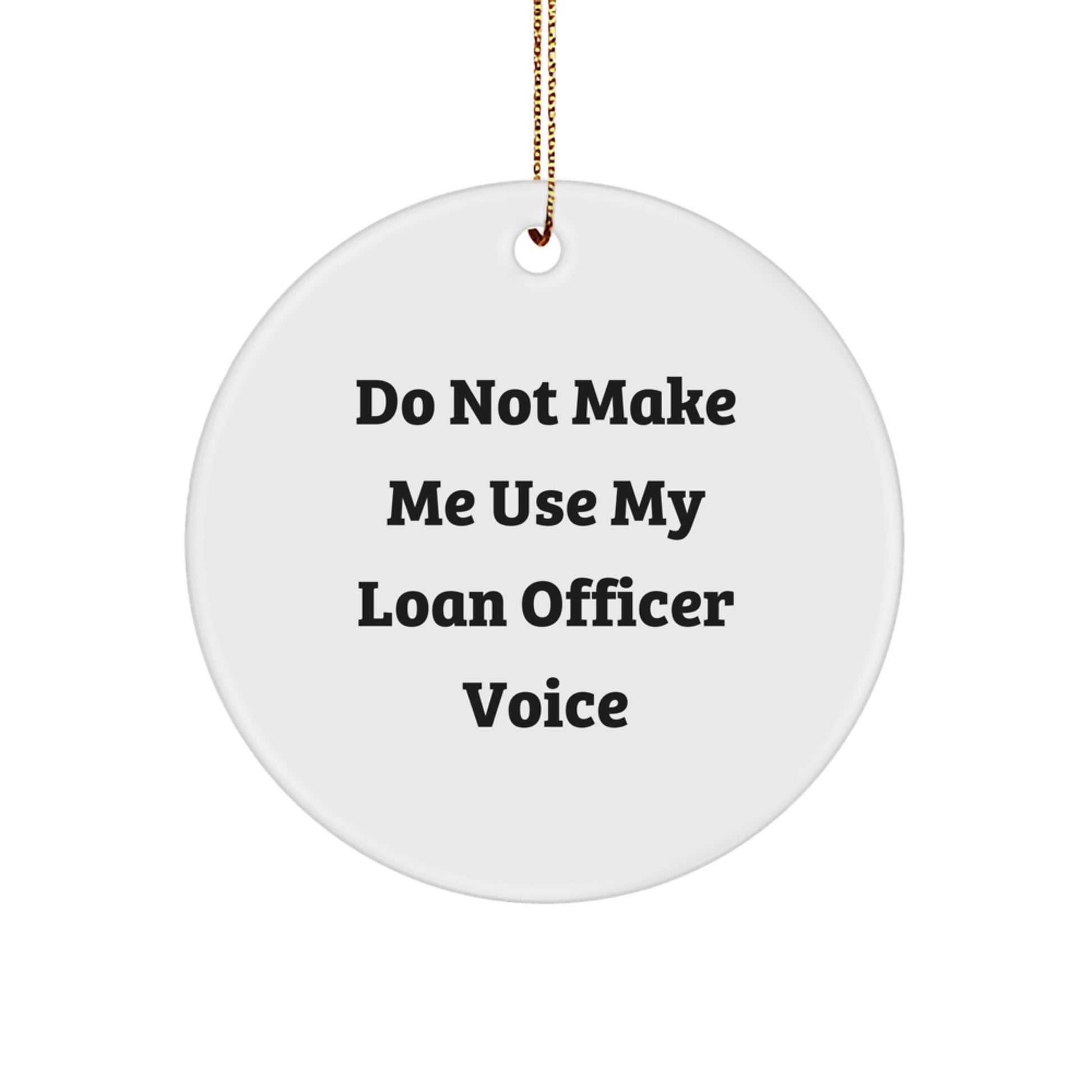 Christmas Gift for Her Loan Officer Ornament Present - Image 1