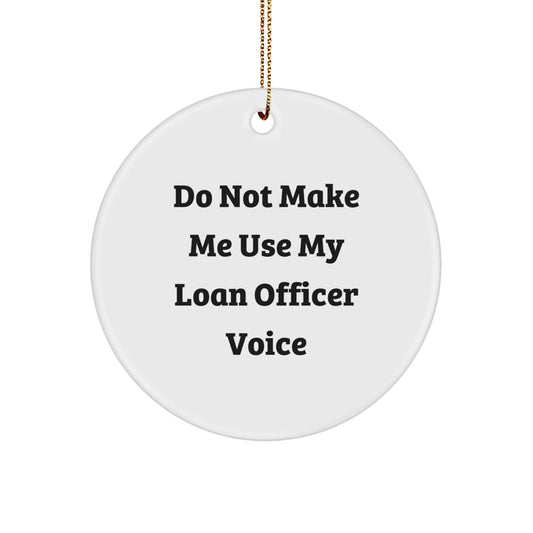 Christmas Gift for Her Loan Officer Ornament Present - Image 1