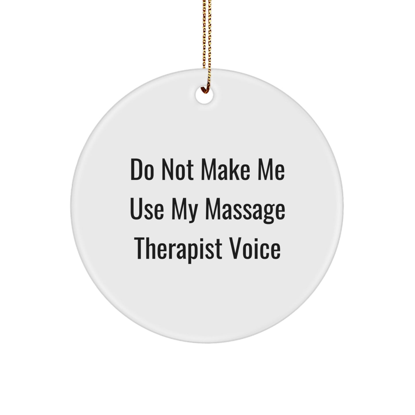 Christmas Gift for Her Massage Therapist Ornament Present - Image 1