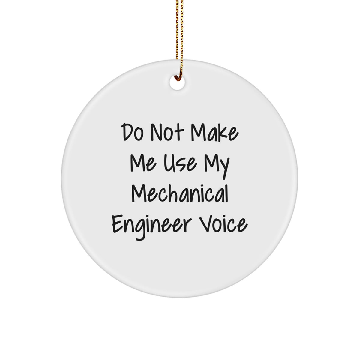 Mechanical Engineer Keepsake Holiday Christmas Ornament for Him Gift - Image 1