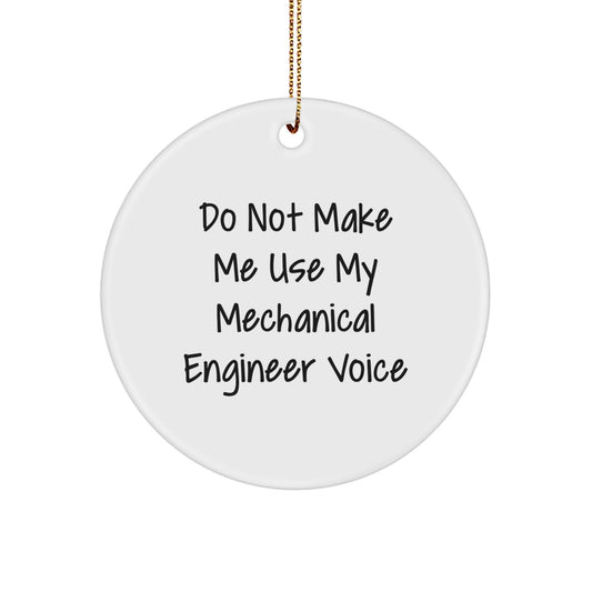Mechanical Engineer Keepsake Holiday Christmas Ornament for Him Gift - Image 1