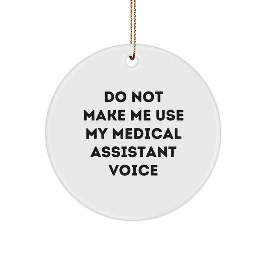 Medical Assistant Keepsake Christmas Ornament for Him Gift - Image 1