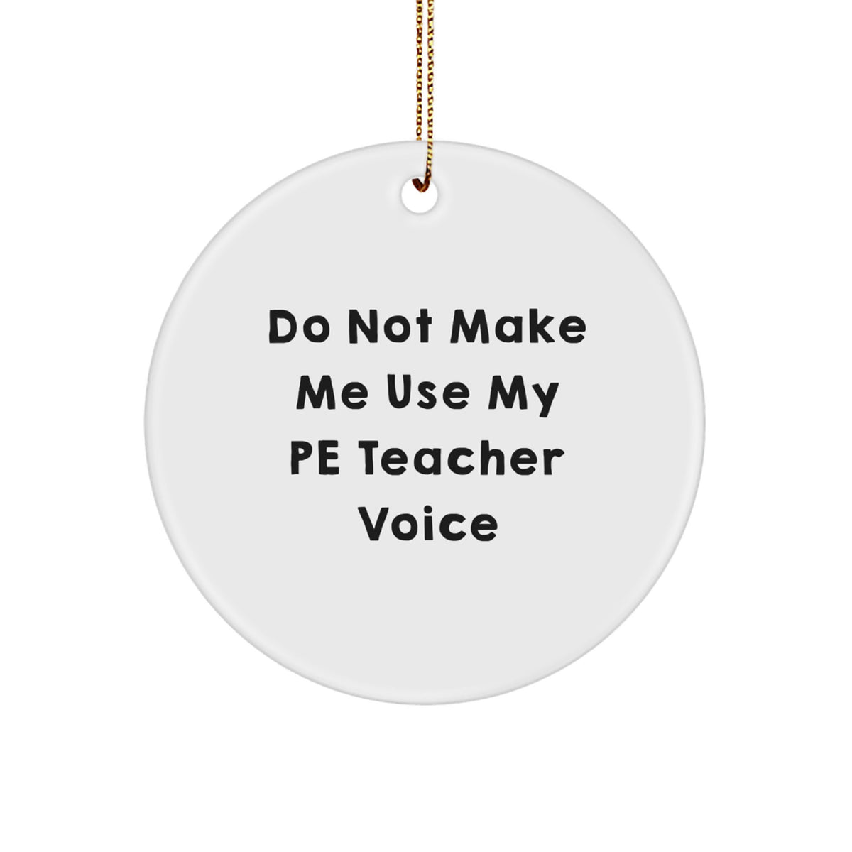 Christmas Unique Gift PE Teacher Christmas Ornament for Her Present - Image 1