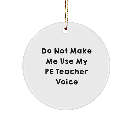 Christmas Unique Gift PE Teacher Christmas Ornament for Her Present - Image 1