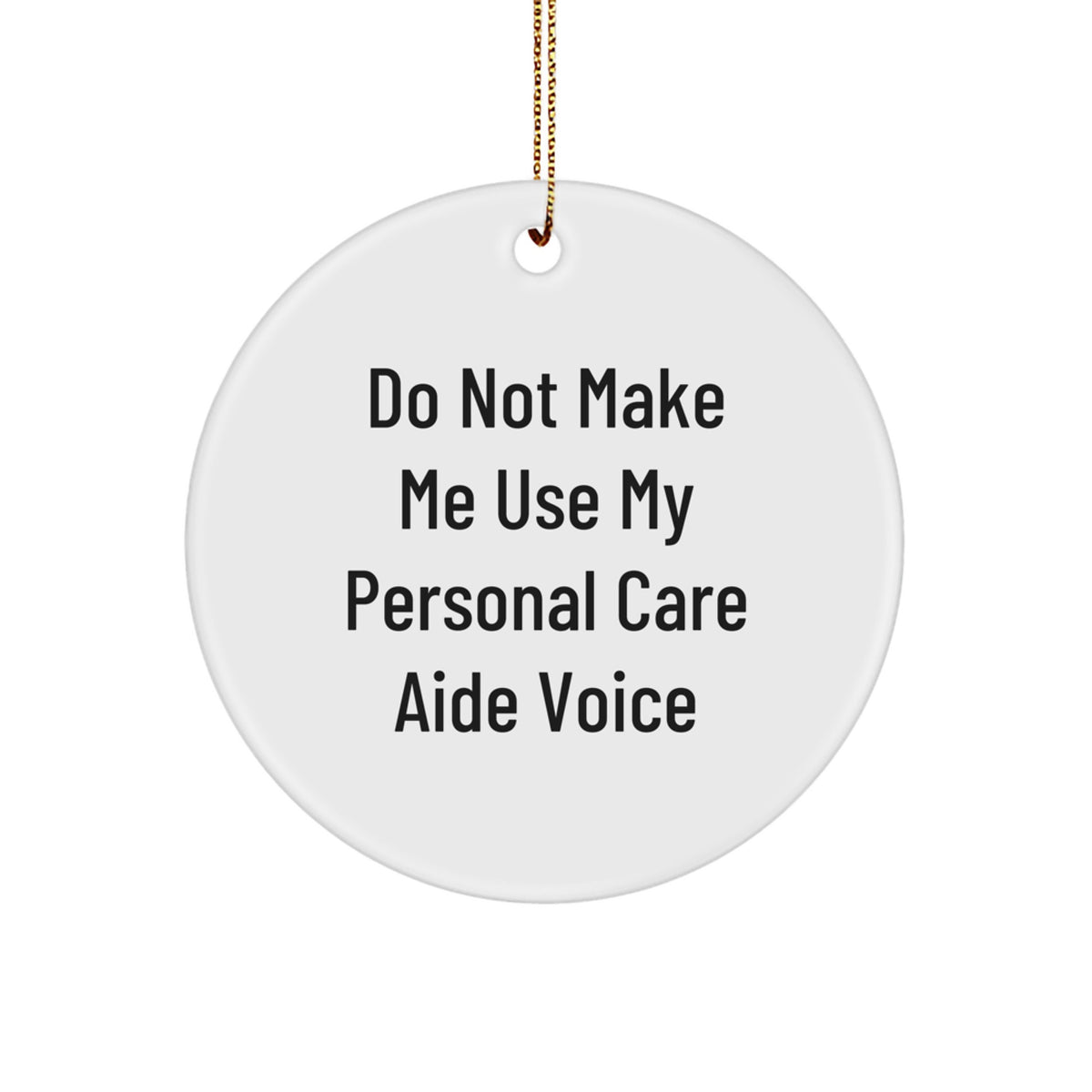 Personal Care Aide Holiday Christmas Ornament Keepsake for Him Gift - Image 1