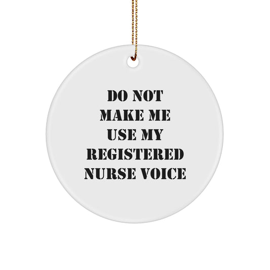 Registered Nurse Treasure Christmas Ornament for Family Gift - Image 1