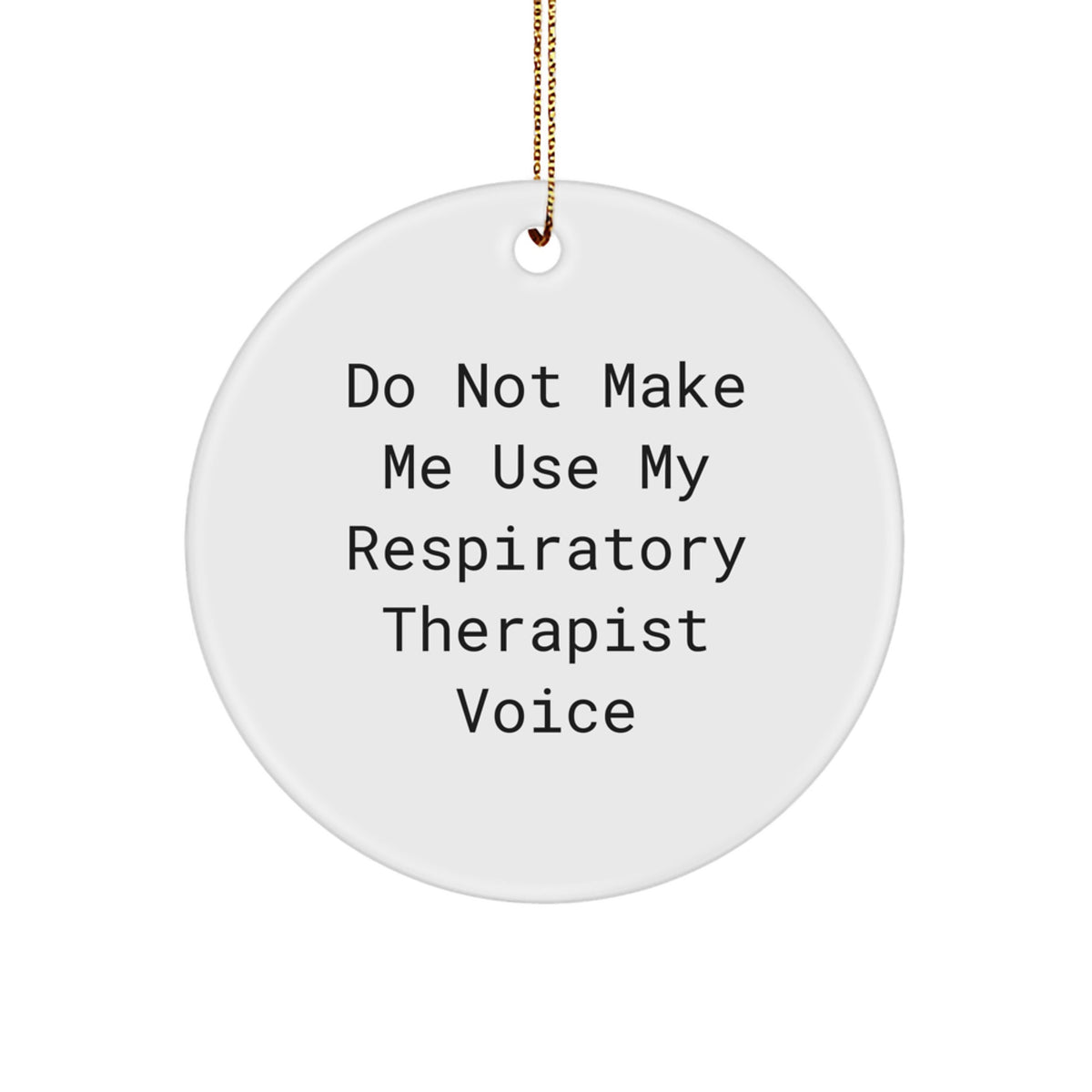 Collectible Christmas Ornament for Neighbors Respiratory Therapist Gift - Image 1