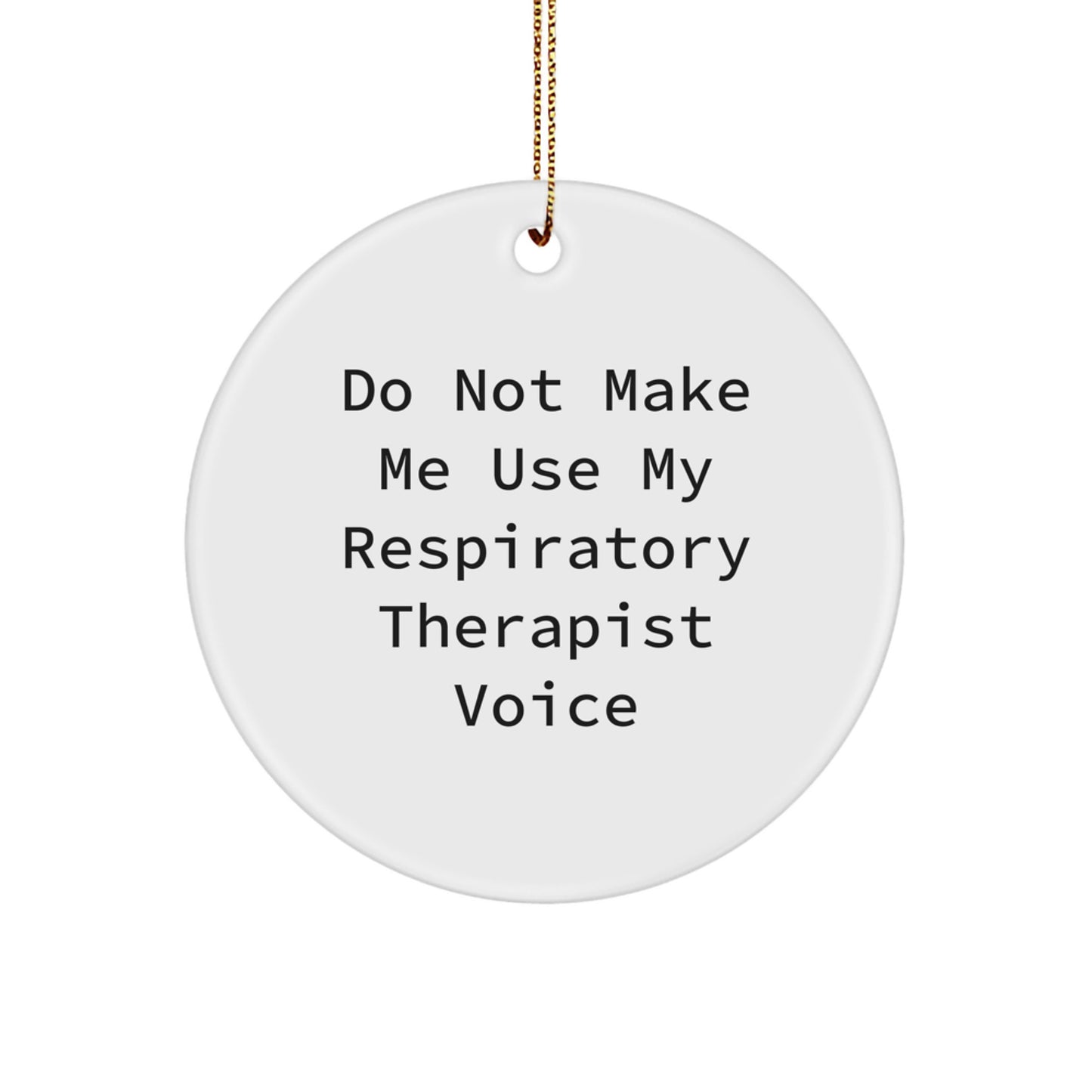 Respiratory Therapist Keepsake Christmas Ornament for Him Gift - Image 1