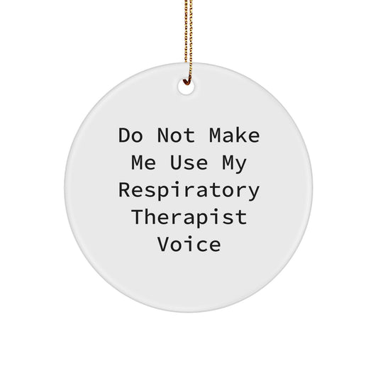 Respiratory Therapist Keepsake Christmas Ornament for Him Gift - Image 1