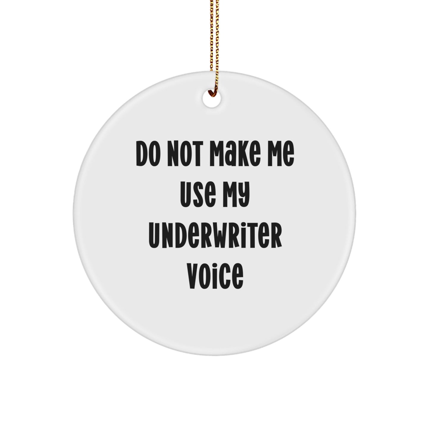 Underwriter Family Treasure Christmas Ornament Gift - Image 1