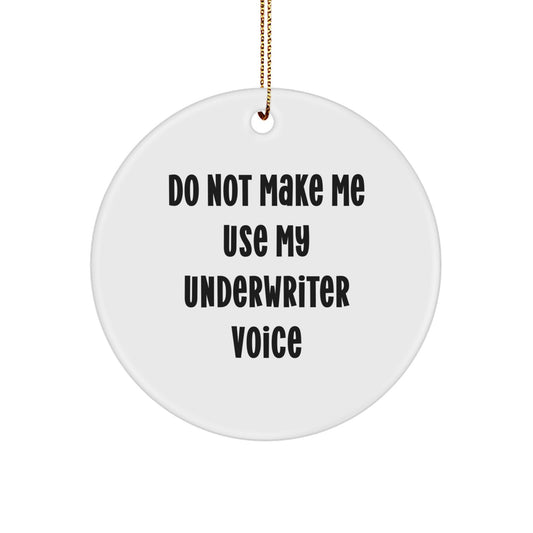 Underwriter Family Treasure Christmas Ornament Gift - Image 1