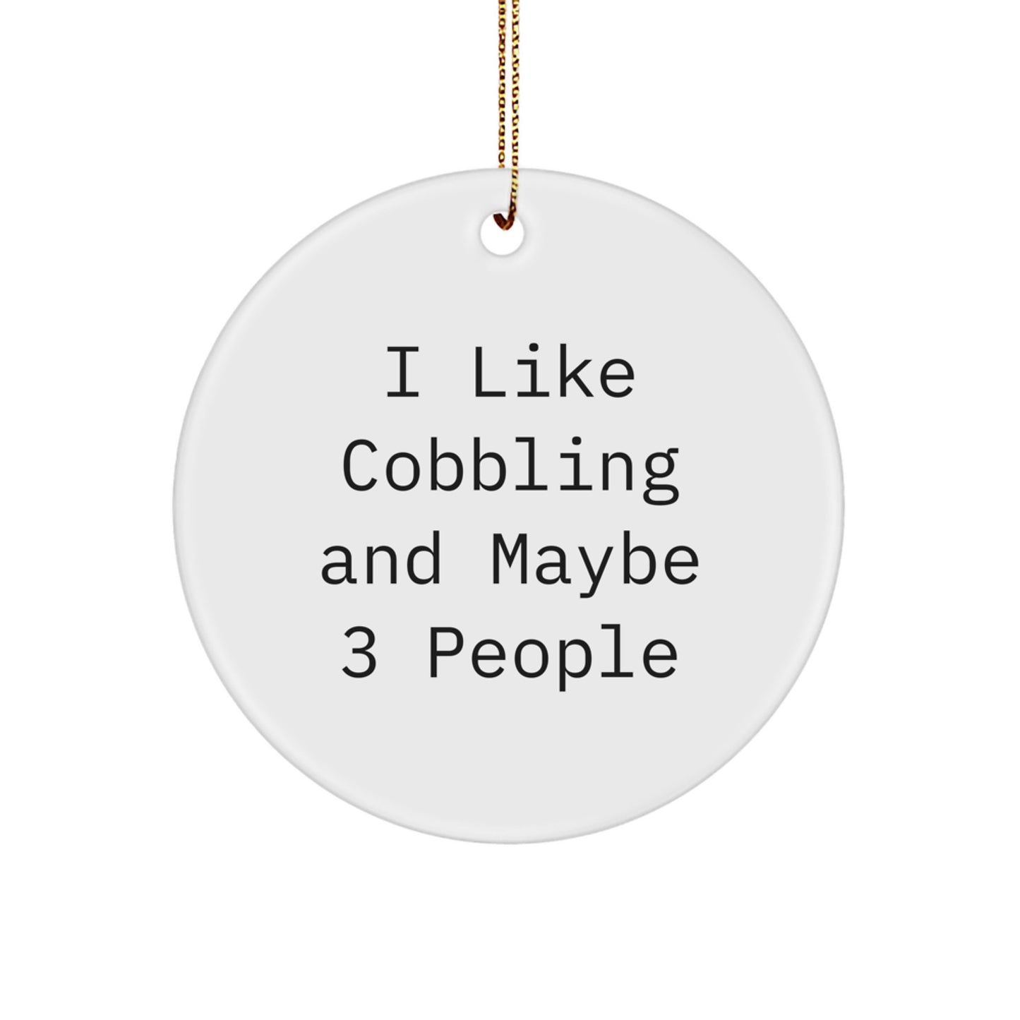 Cobbling Surprise Christmas Ornament Gift for Family - Image 1