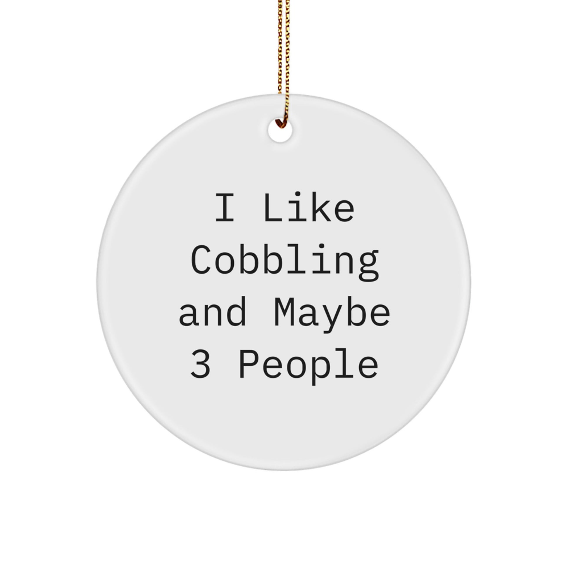 Cobbling Surprise Christmas Ornament Gift for Family - Image 1