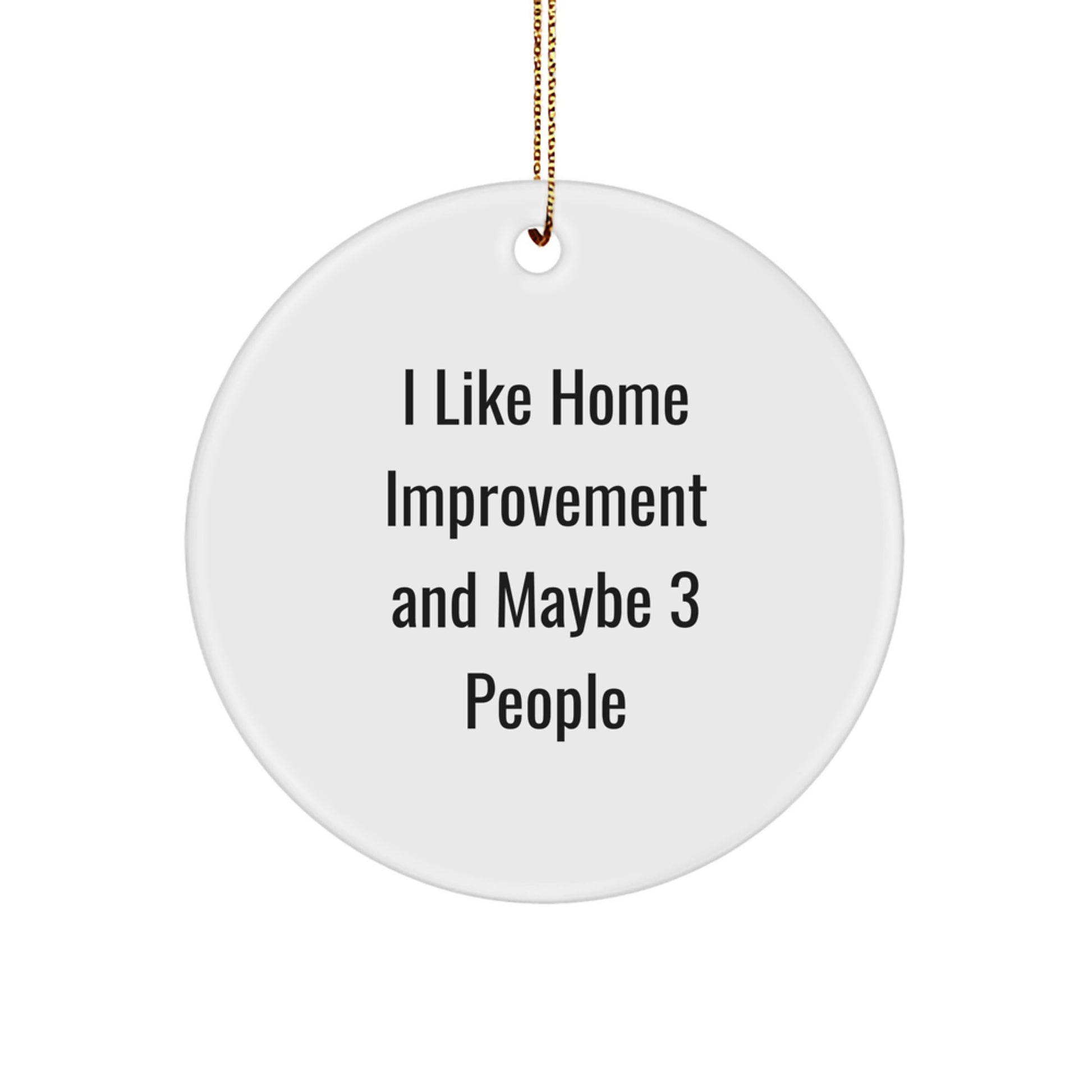 Playful Home Improvement Novelty Christmas Ornament Gift for Friends - Image 1