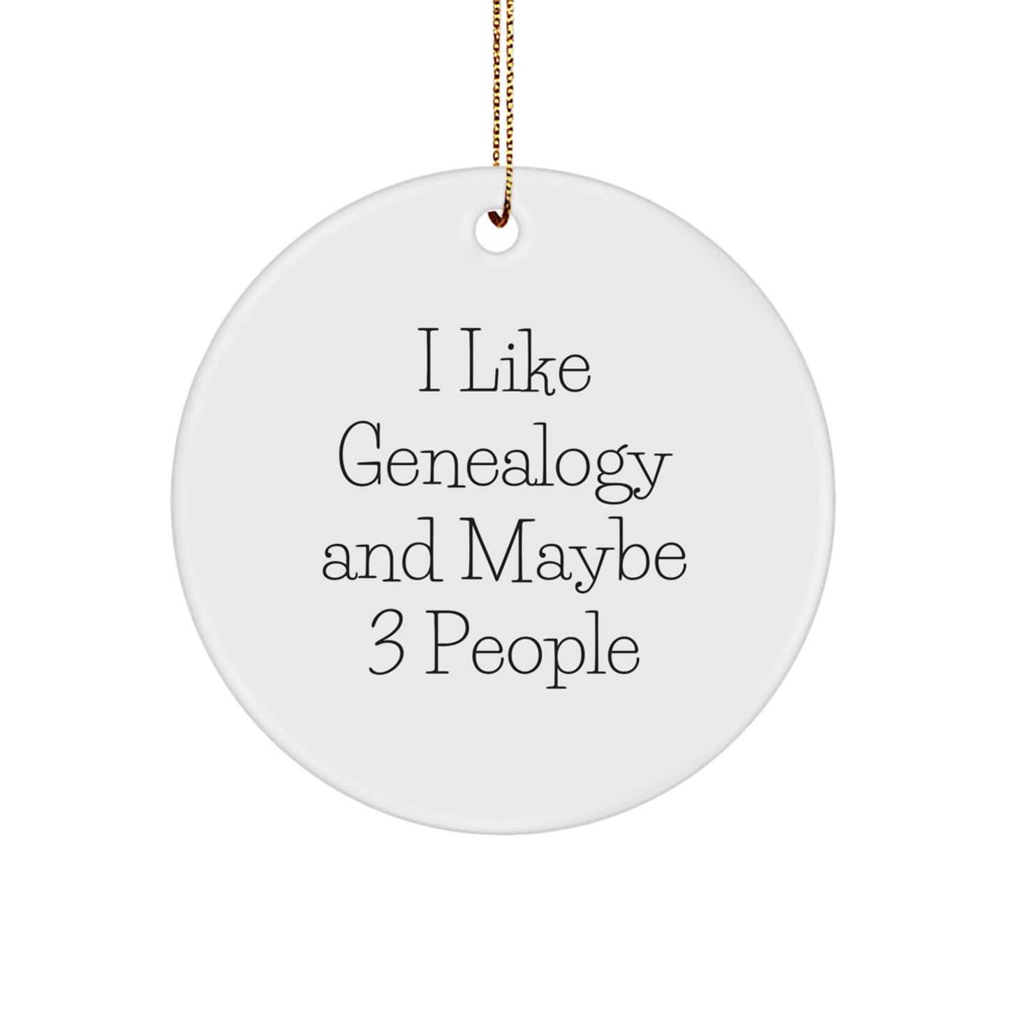 Genealogy Circle Ornaments for Christmas Unique Gifts from Family Members for Genealogy Lovers - Image 1