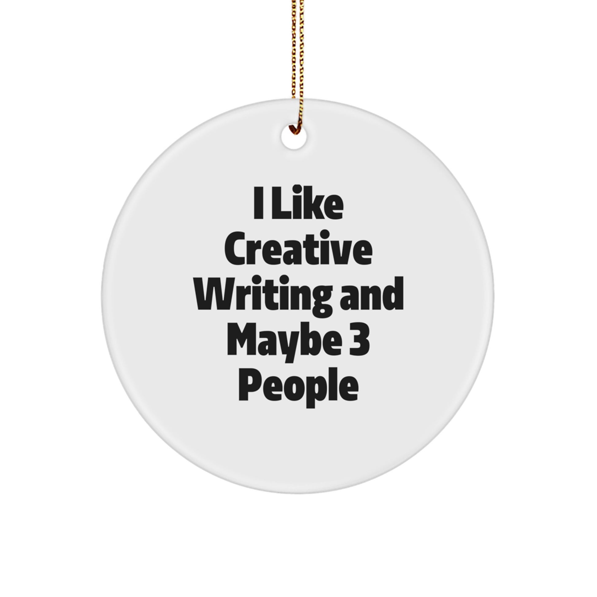 Christmas Gift for Her Creative Writing Ornament Present - Image 1