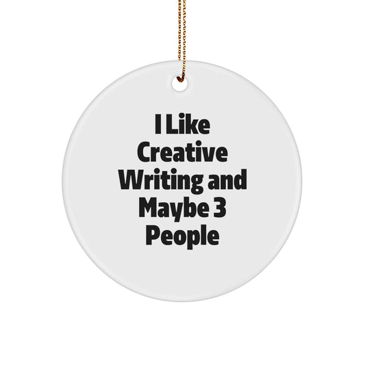 Christmas Gift for Her Creative Writing Ornament Present - Image 1