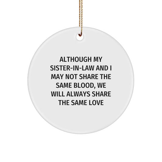 Sister-in-law Keepsake Christmas Ornament Gift for Her - Image 1