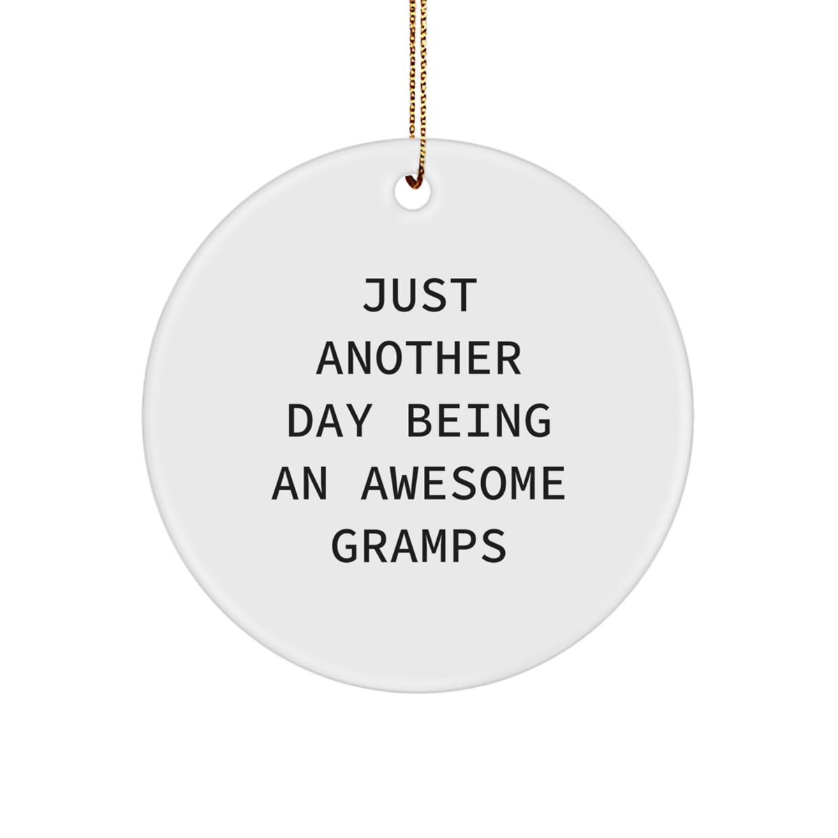 For Teens Gramps Memento Christmas Ornament Gift Celebrate Joy - Image 1
