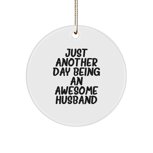 Husband Christmas Ornament Gift for a Husband Idea - Image 1