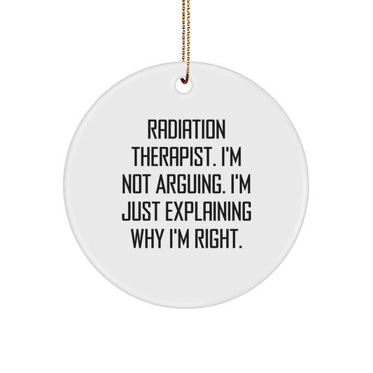 Christmas Gift for Roommates Collectible Radiation Therapist Ornament - Image 1