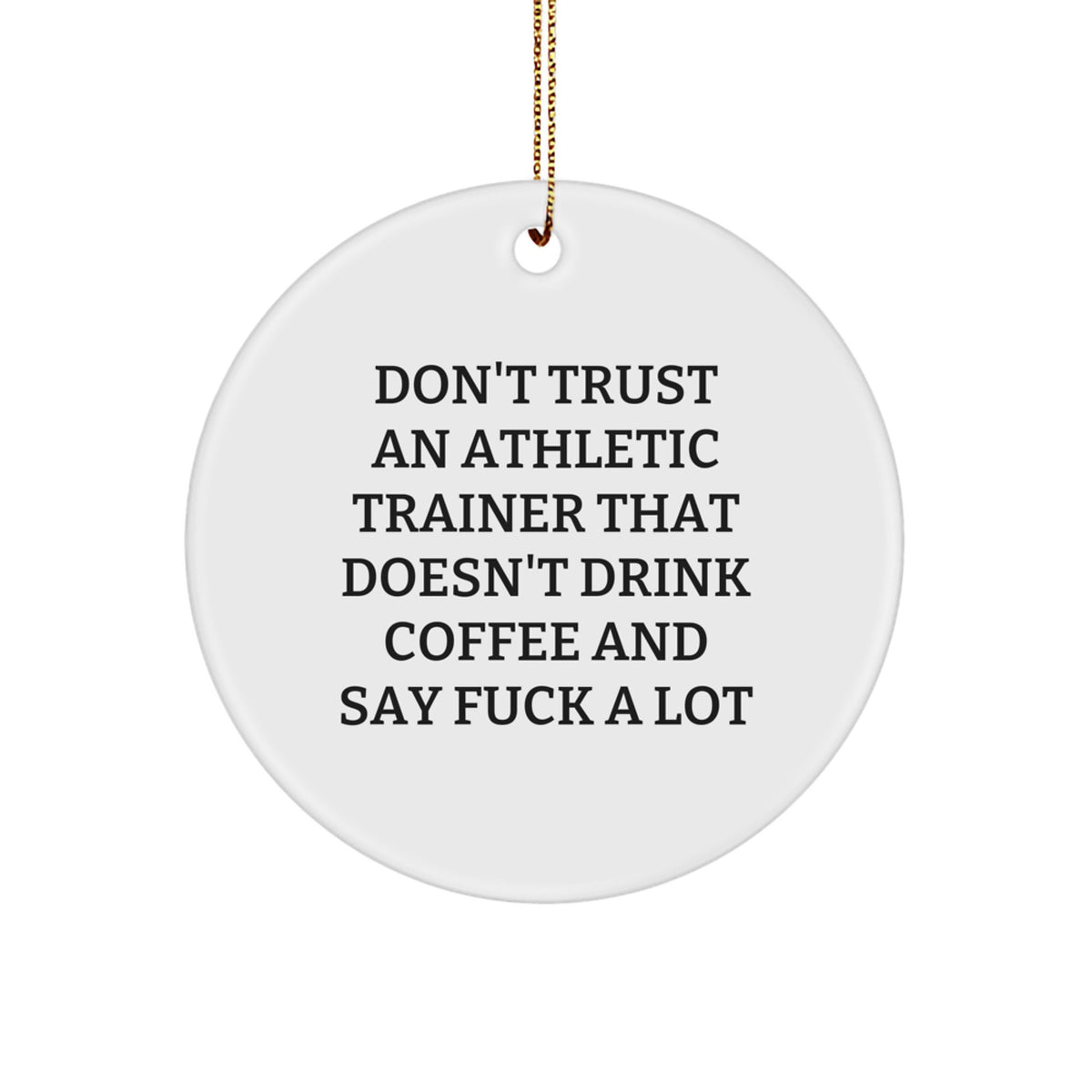 Favorite Athletic Trainer Christmas Ornament for Kids Gift - Image 1