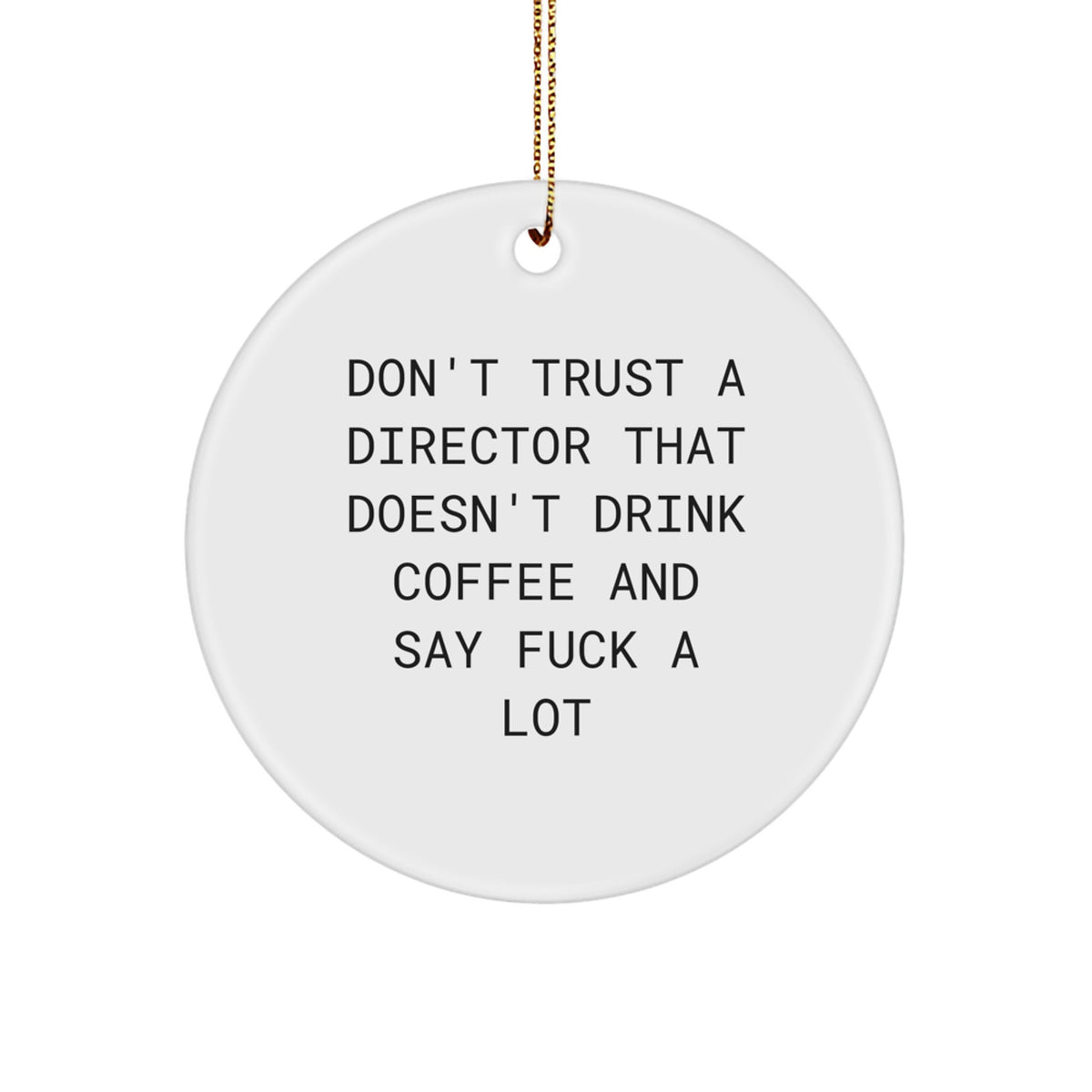 Director Treasure Christmas Ornament for Family Gift - Image 1