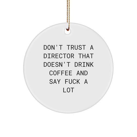 Director Treasure Christmas Ornament for Family Gift - Image 1