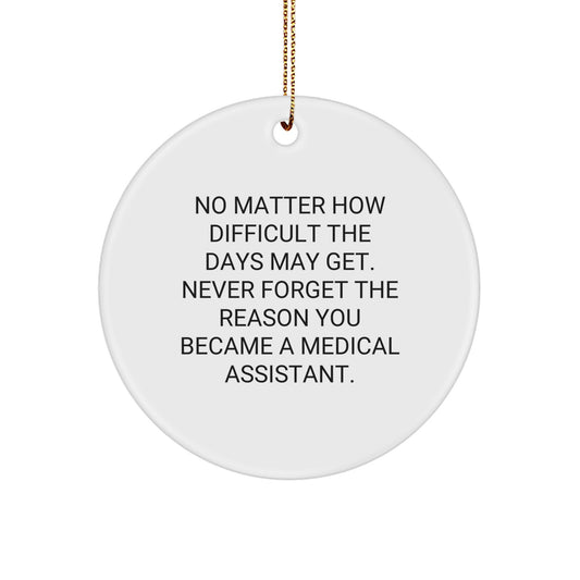 Inspiring Medical Assistant Gifts from Friends for Medical Assistant Christmas Unique Ornaments - Image 1