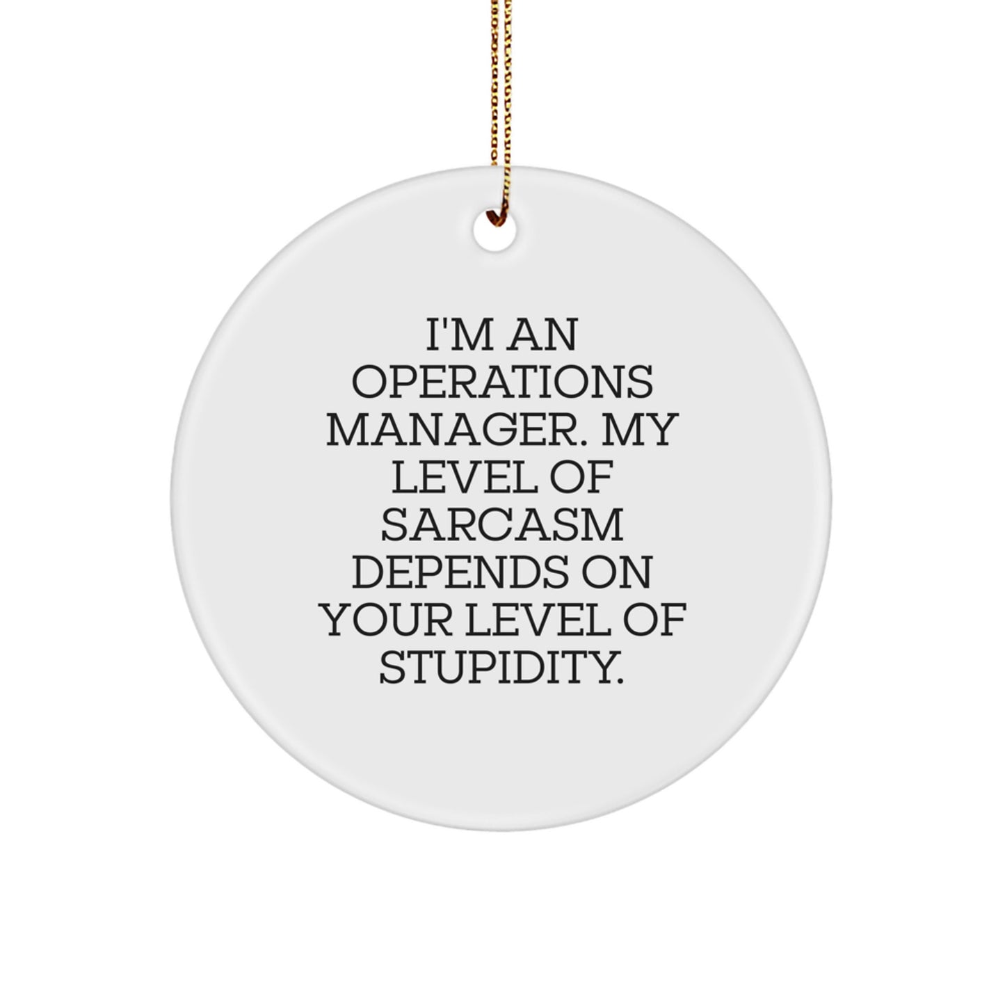 Funny Operations Manager Gifts from Men - Christmas Unique Gifts for Operations Manager - Image 1
