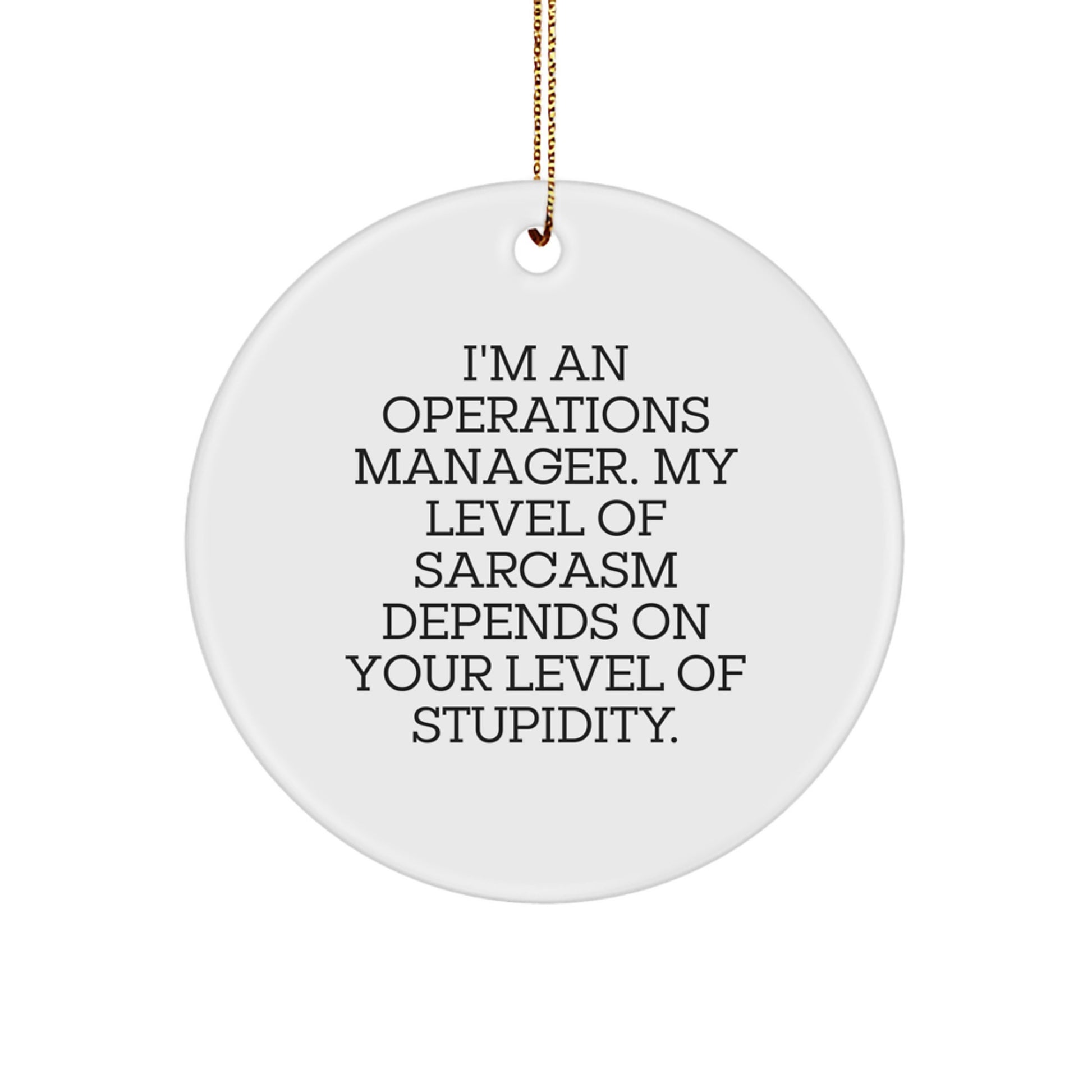 Funny Operations Manager Gifts from Men - Christmas Unique Gifts for Operations Manager - Image 1