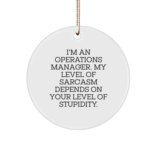 Funny Operations Manager Gifts from Men - Christmas Unique Gifts for Operations Manager - Image 1