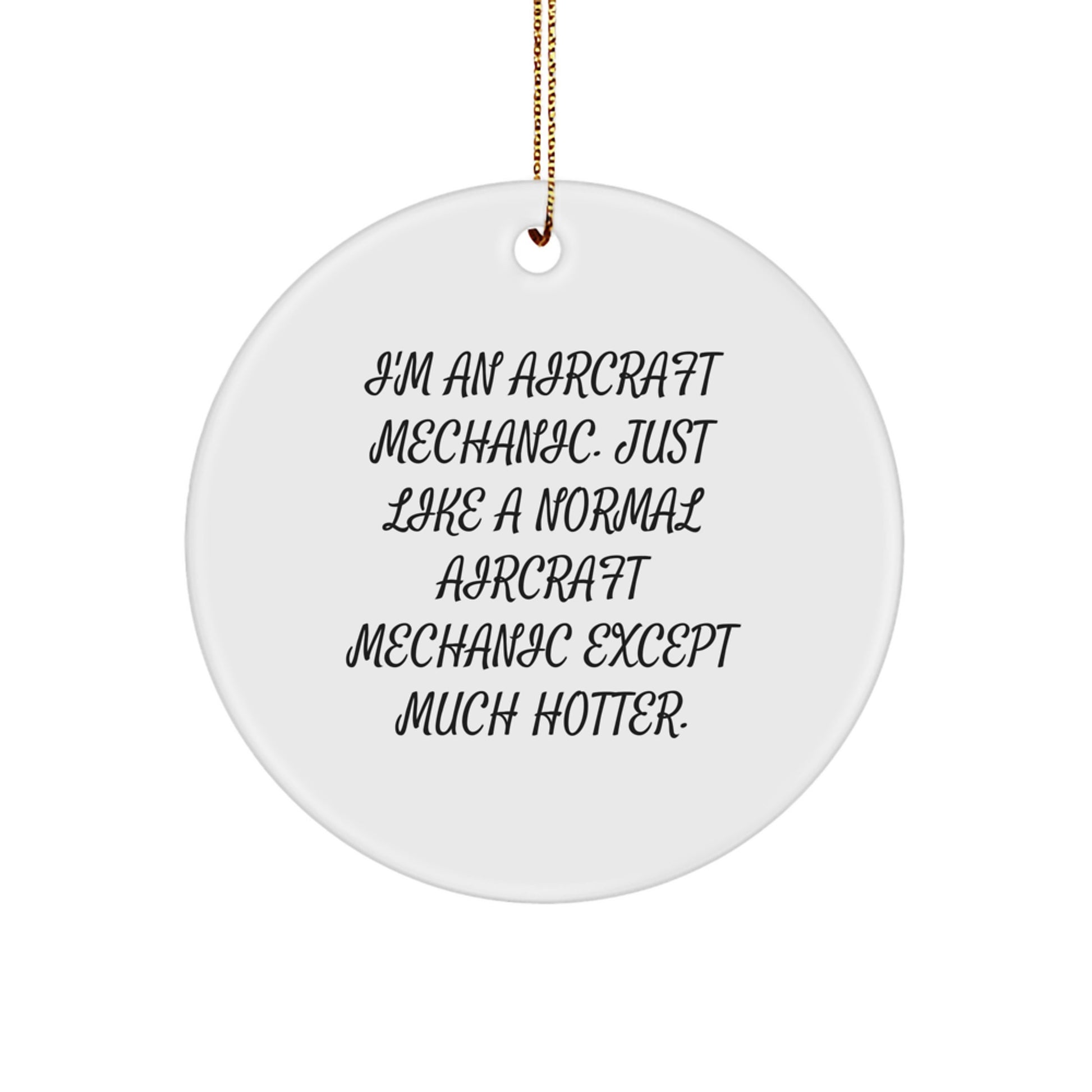 Favorite Aircraft Mechanic Christmas Ornament for Kids Gift Keepsake - Image 1