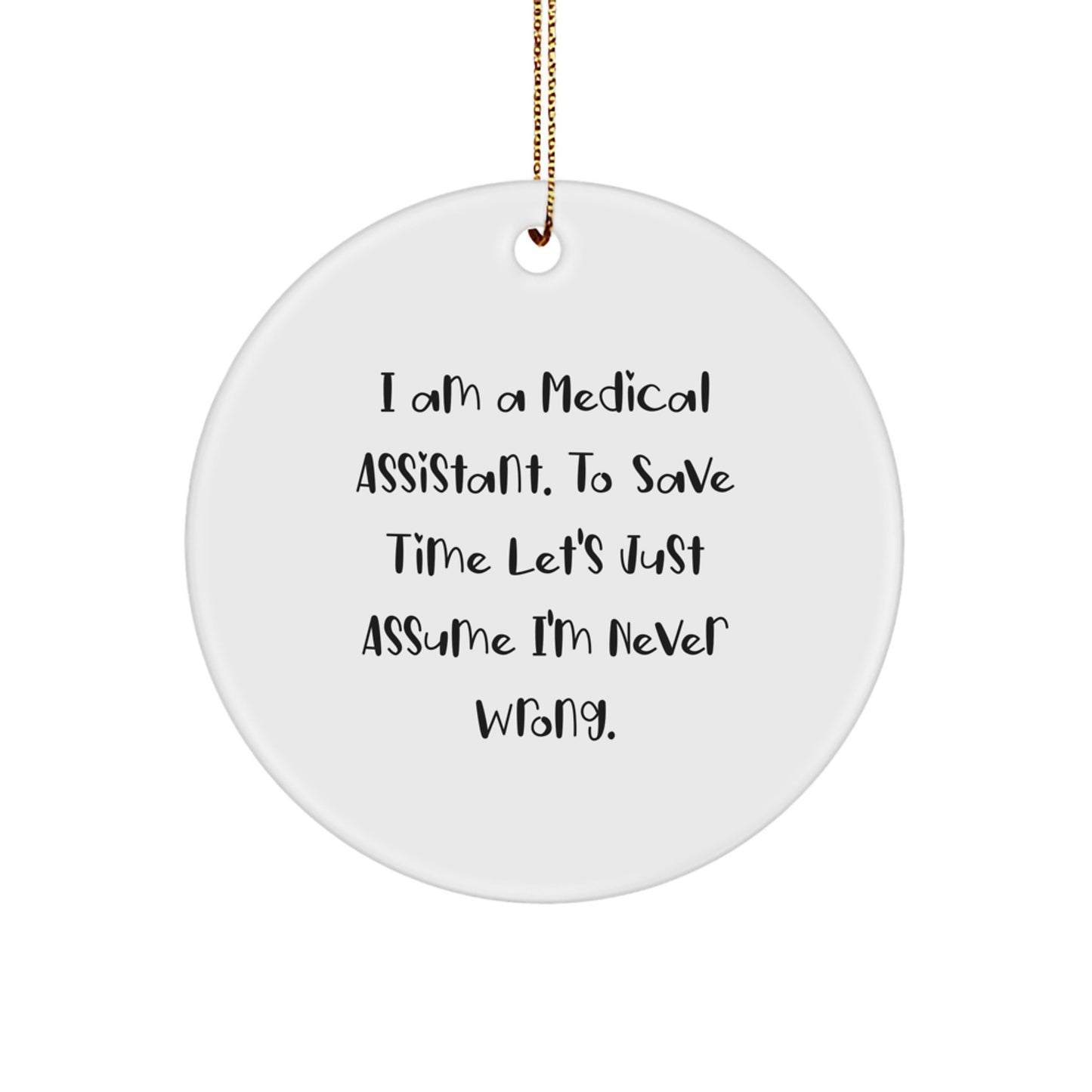 Funny Medical Assistant Christmas Unique Gifts for Medical Assistants Friends Family Friends from Friends - Image 1