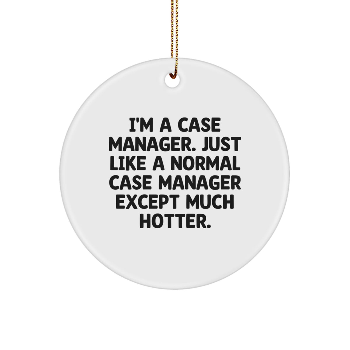 Christmas Gift Ornament for Her Present Case Manager Keepsake - Image 1