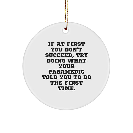 Heartfelt Rescue Worker Christmas Ornament for Happy Kids – Favorite Gift - Image 1