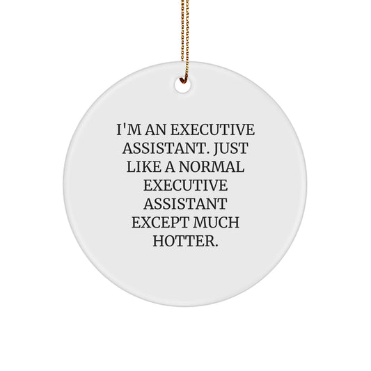 Christmas Gift for Her Executive Assistant Ornament Present Surprise - Image 1