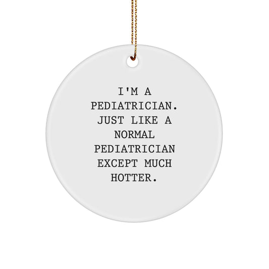 Pediatrician Treasure Circle Ornament for Family Christmas Gift - Image 1