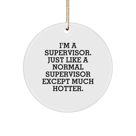 Supervisor Favorite Christmas Ornament for Kids Gift - Image 1