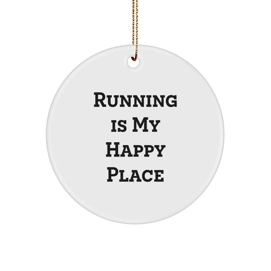 Running Keepsake Christmas Ornament for Him Gift - Motivational - Image 1