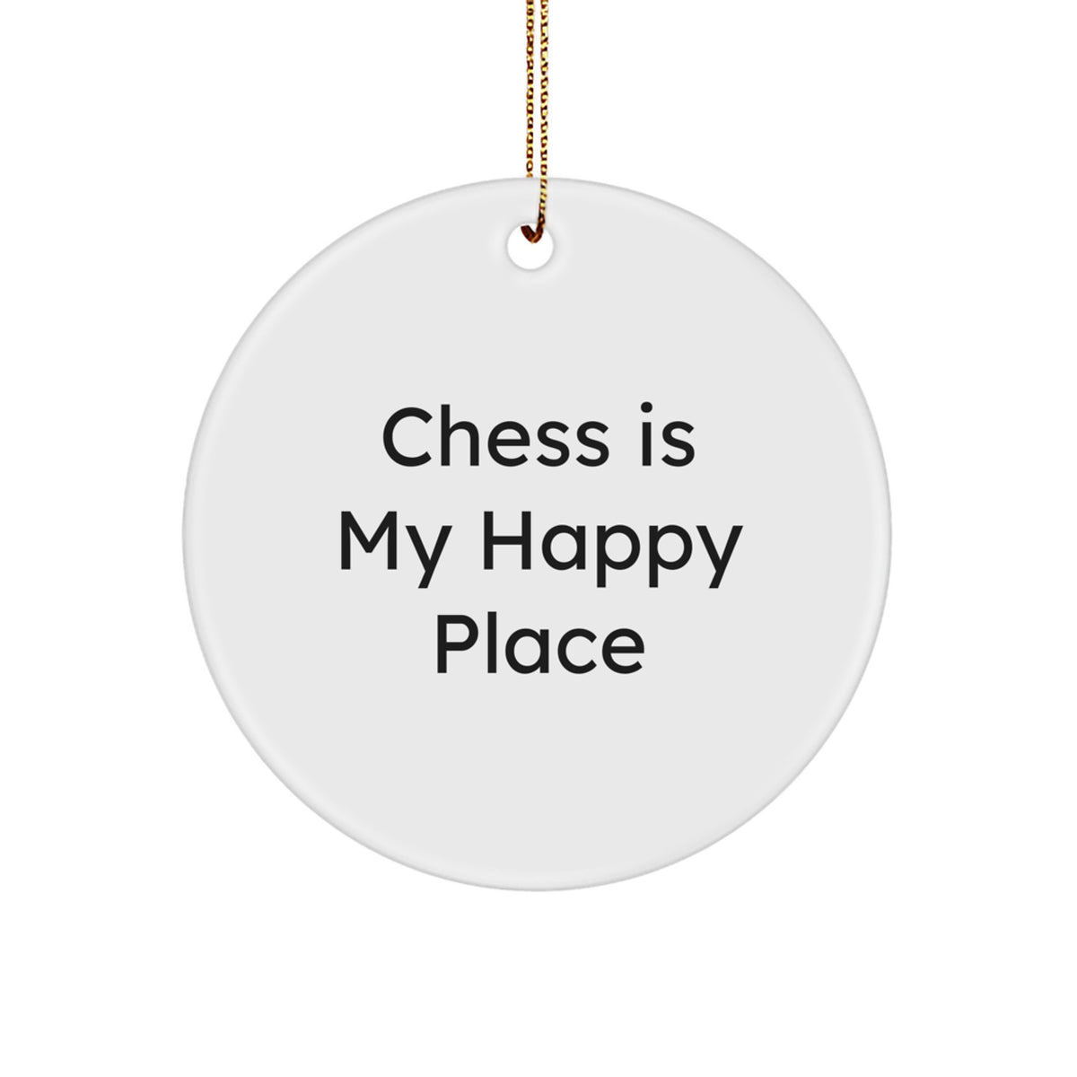 Chess Circle Ornament Idea for Coworkers Surprise Christmas Gift - Image 1