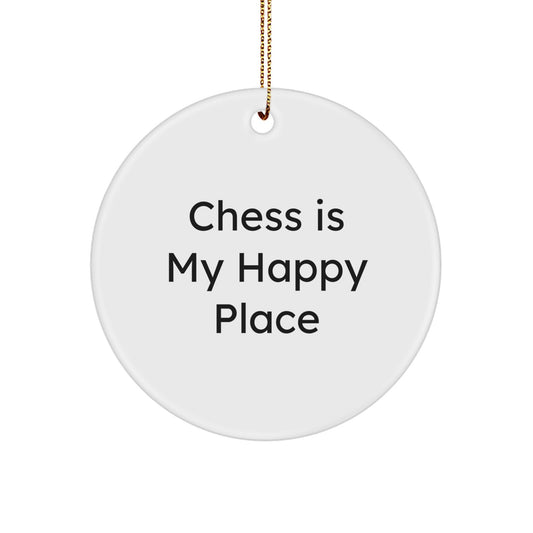 Chess Circle Ornament Idea for Coworkers Surprise Christmas Gift - Image 1