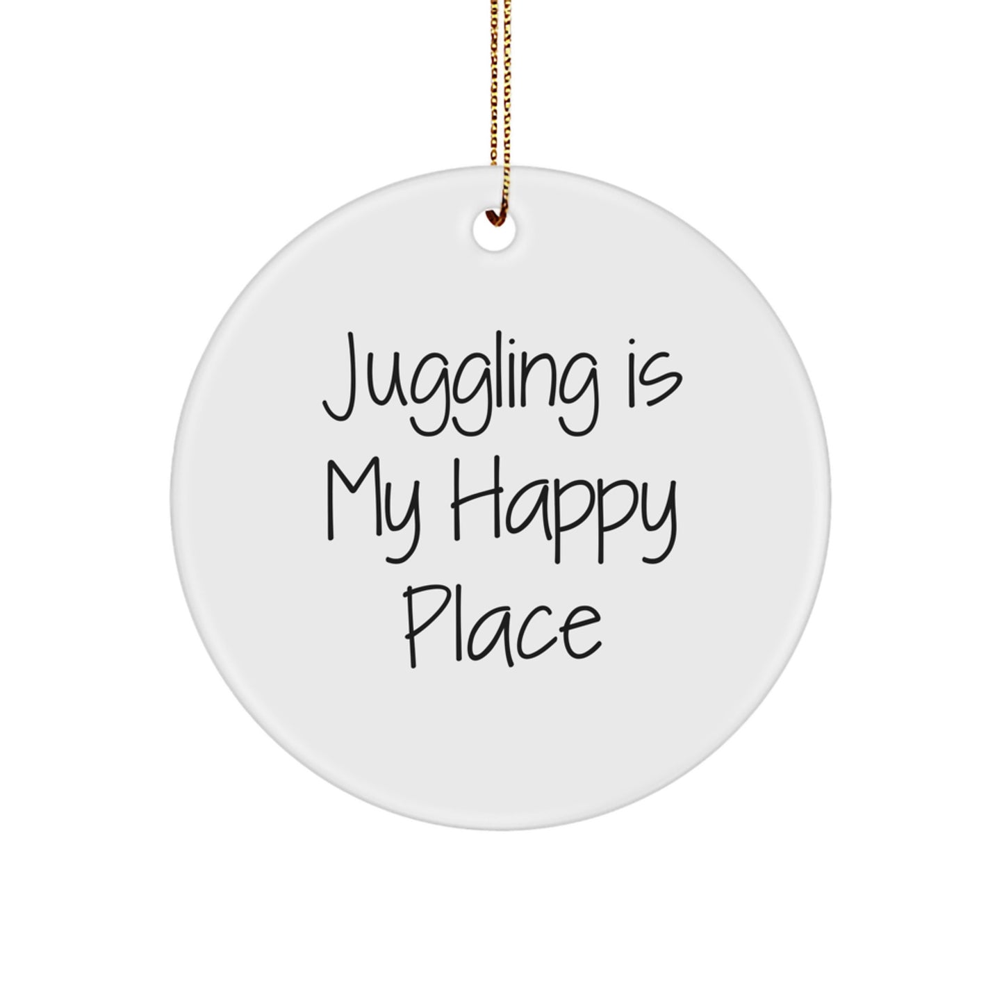 Playful Juggling Novelty Christmas Ornament for Friends Gift - Image 1