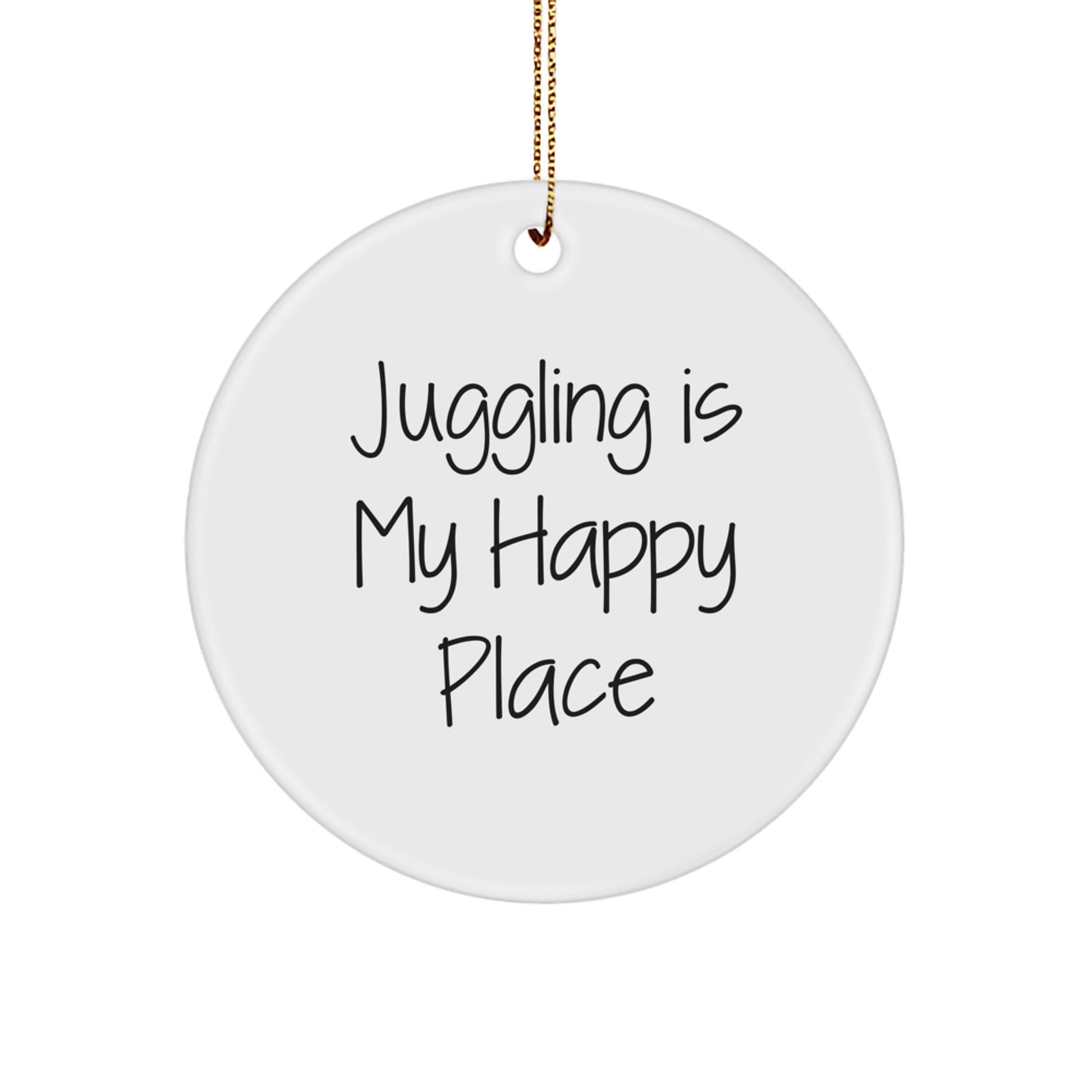 Playful Juggling Novelty Christmas Ornament for Friends Gift - Image 1