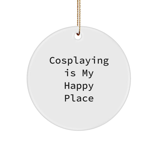 Funny Cosplaying Circle Ornament Gifts from Friends for Cosplayers at Christmas - Image 1