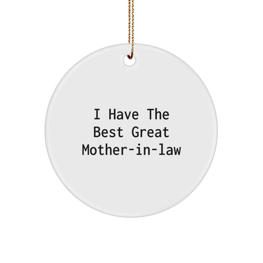 Christmas Gift Surprise Teens with a Funny Mother-in-law Ornament - Image 1