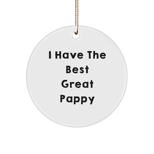 Favorite Pappy Christmas Ornament for Kids Gift - Image 1
