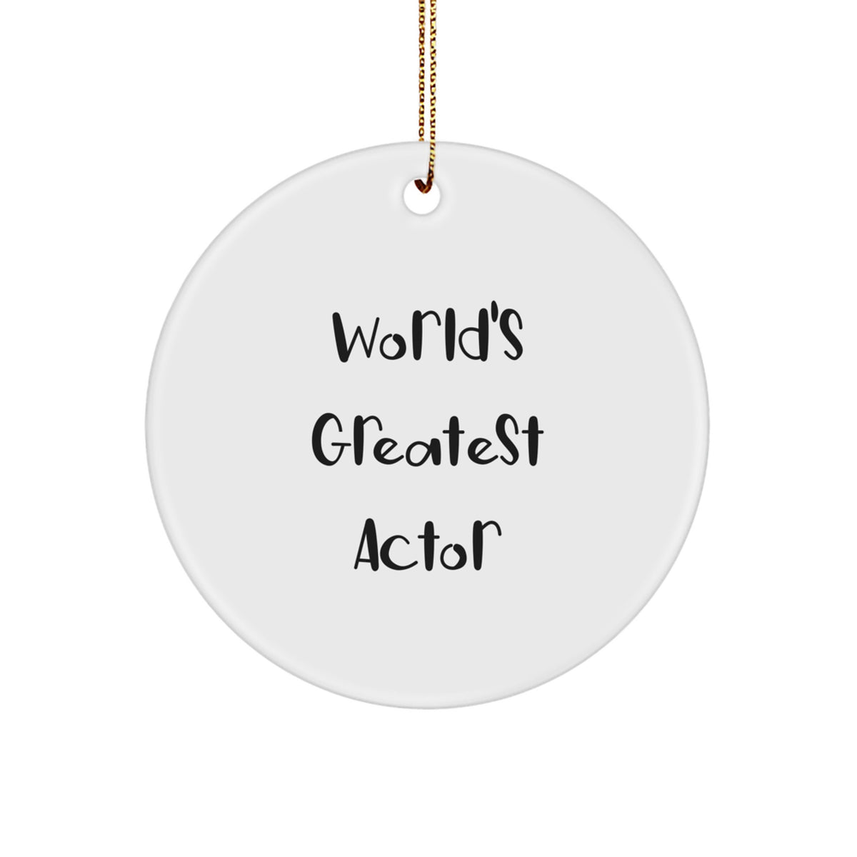 Actor Keepsake Christmas Ornament for Him Gift - Image 1