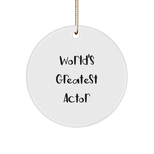 Actor Keepsake Christmas Ornament for Him Gift - Image 1