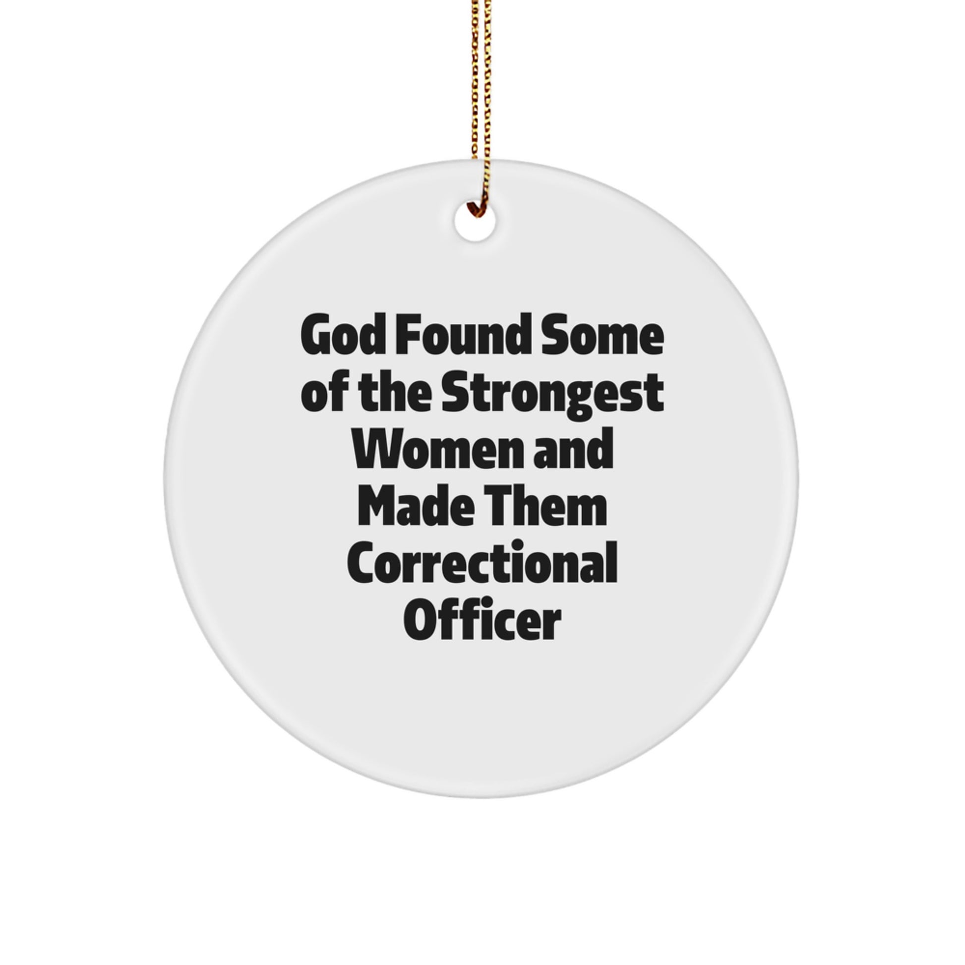 Funny Correctional Officer Gifts from Men, Women, Friends to Correctional Officer Women with Inspirational Quote, Christmas Unique Gifts - Image 1